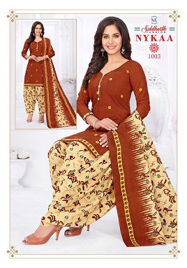 Siddharth Nykaa Casual Wear Cotton Printed Latest Ready Made Dress Collection